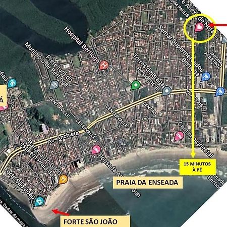 Apartamento No Centro De Bertioga Apartment Luaran gambar